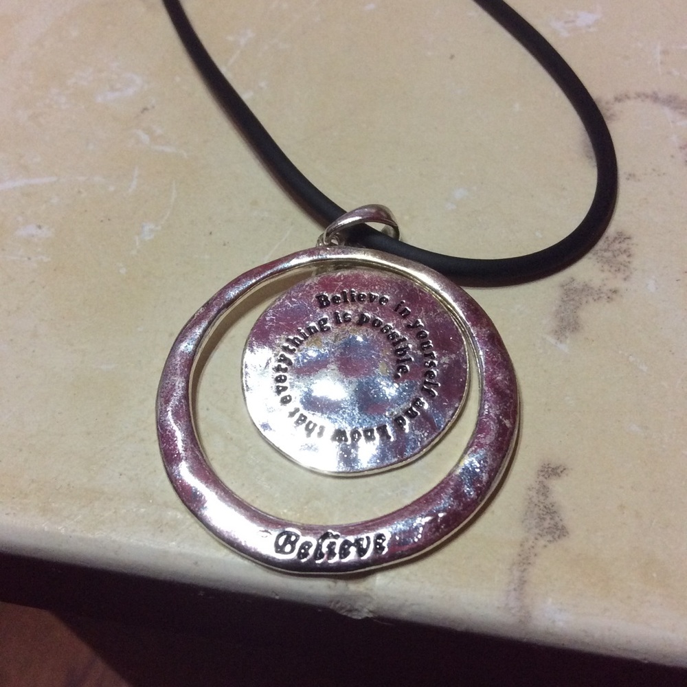 18” Believe pendent
